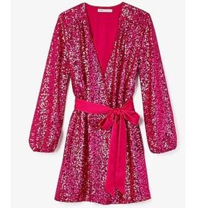 NWT Olivia Culpo Sequined Dress